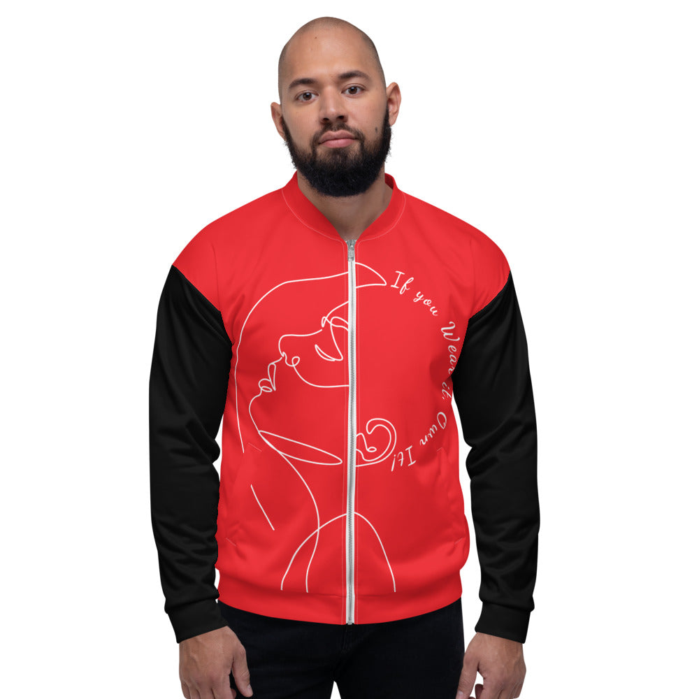 Unisex RED Bomber Jacket