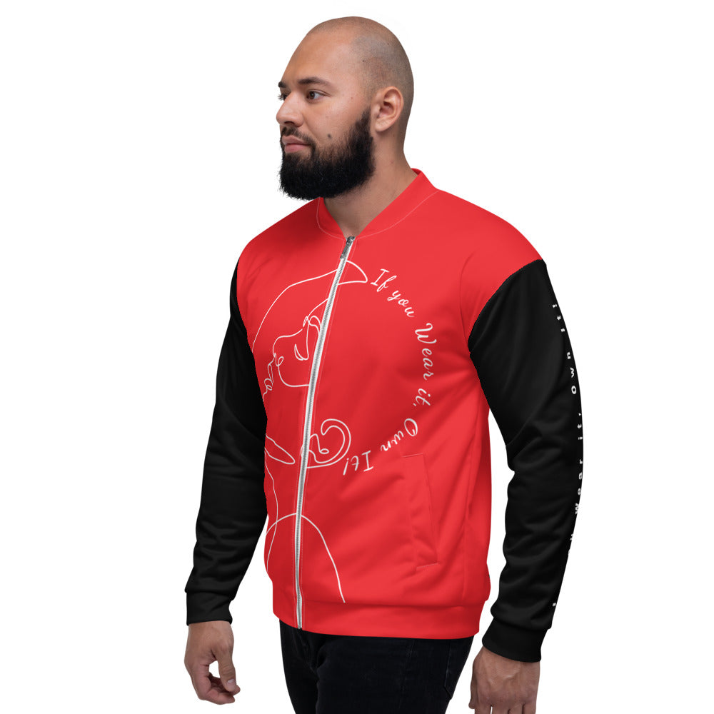 Unisex RED Bomber Jacket