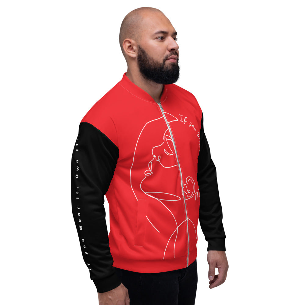 Unisex RED Bomber Jacket